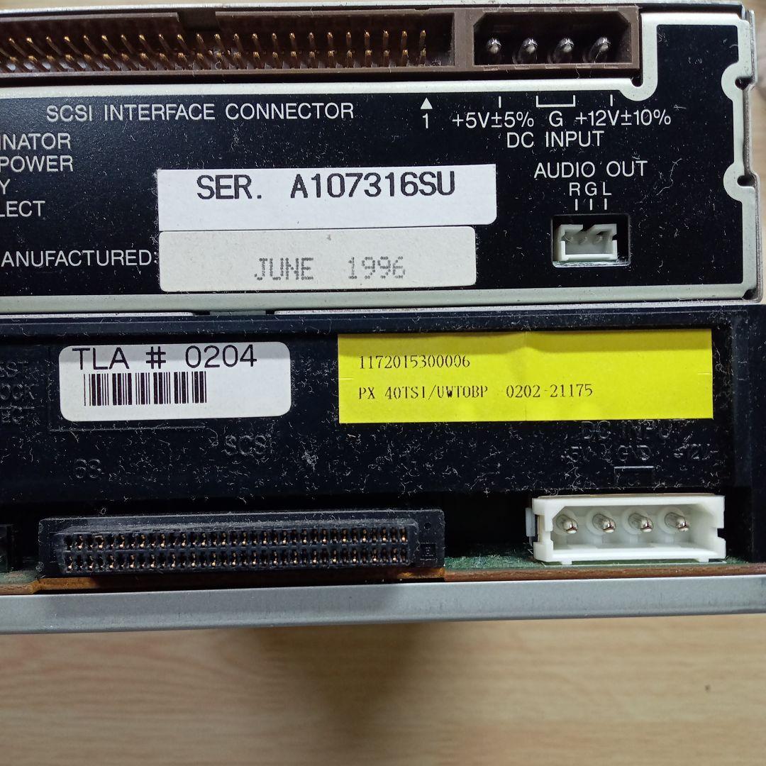 YAMAHA CDR100 Plextor PX-40TSUWi 動作未確認