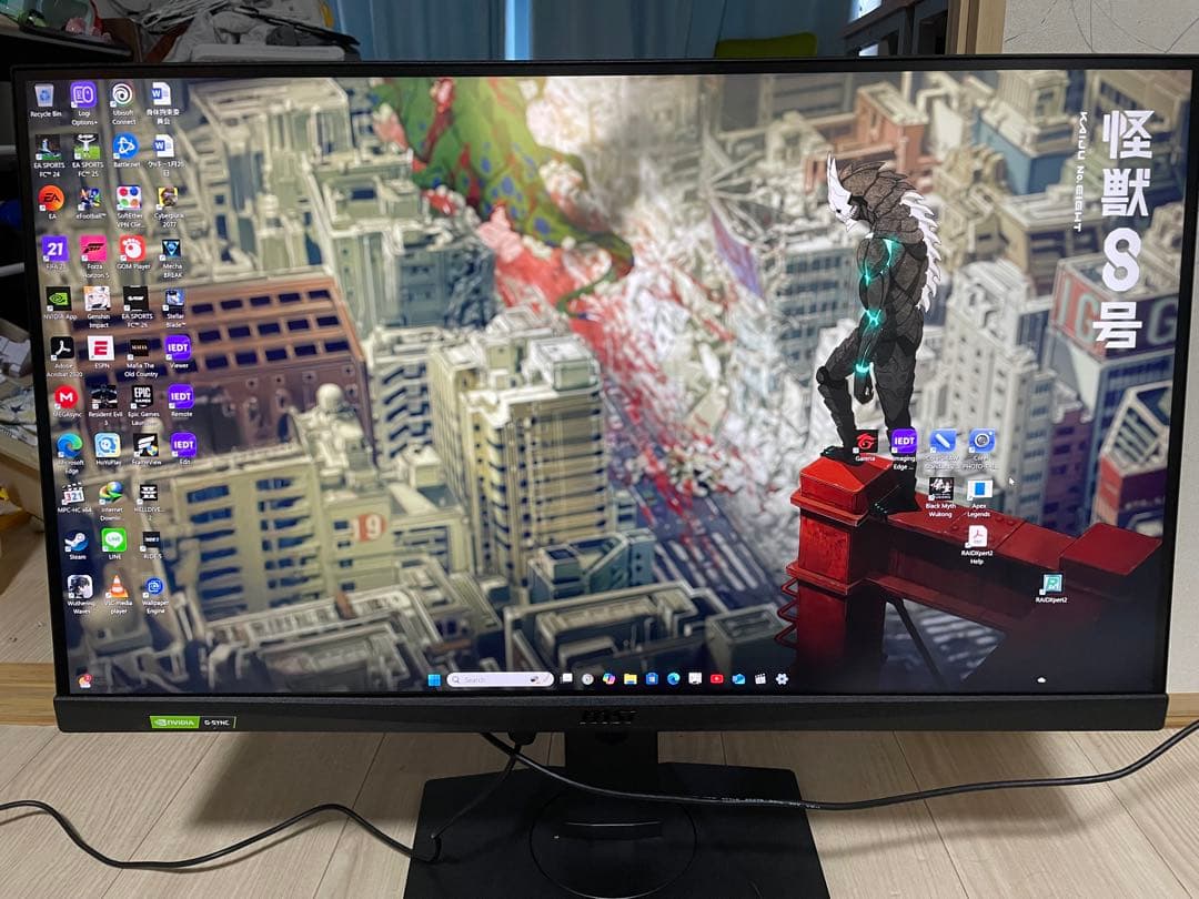 MSI Optix MAG281URF 4k 144hz ディスプレイ