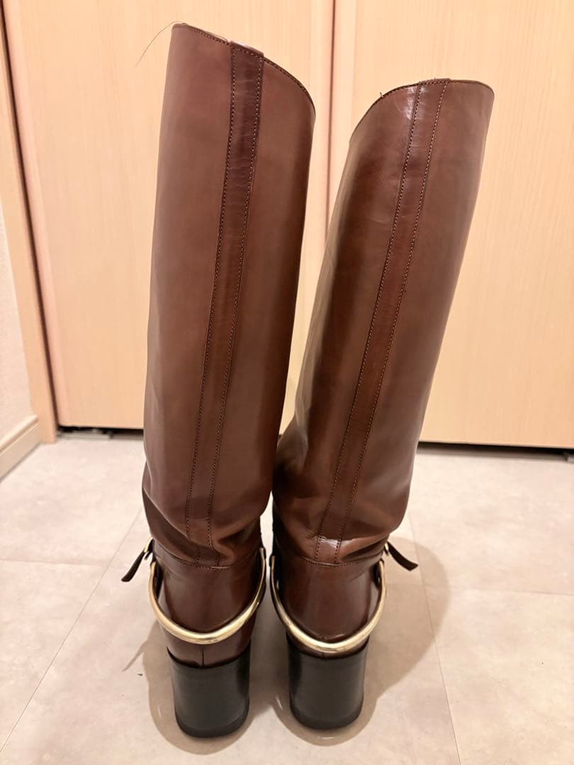 美品 サルトル SARTORE ブーツ ロングブーツ 乗馬ブーツ レディース