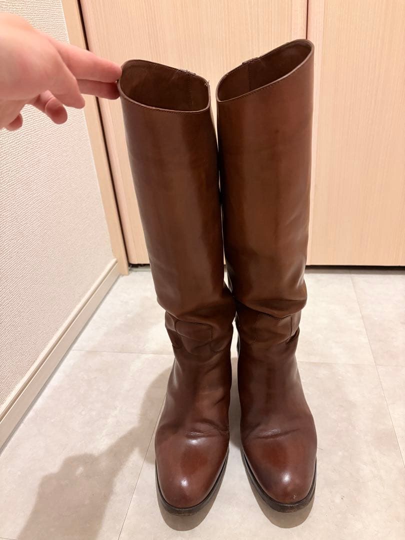 美品 サルトル SARTORE ブーツ ロングブーツ 乗馬ブーツ レディース