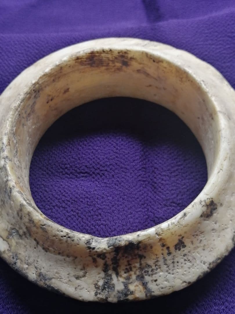 ★古墳初期『玉石垂飾輪』出土品。玉石　230g　埋蔵文化財　非常に貴重なものです