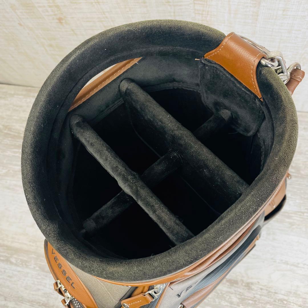 【美品】VESSEL APX Staff ベゼル　シンセティック　キャディバッグ