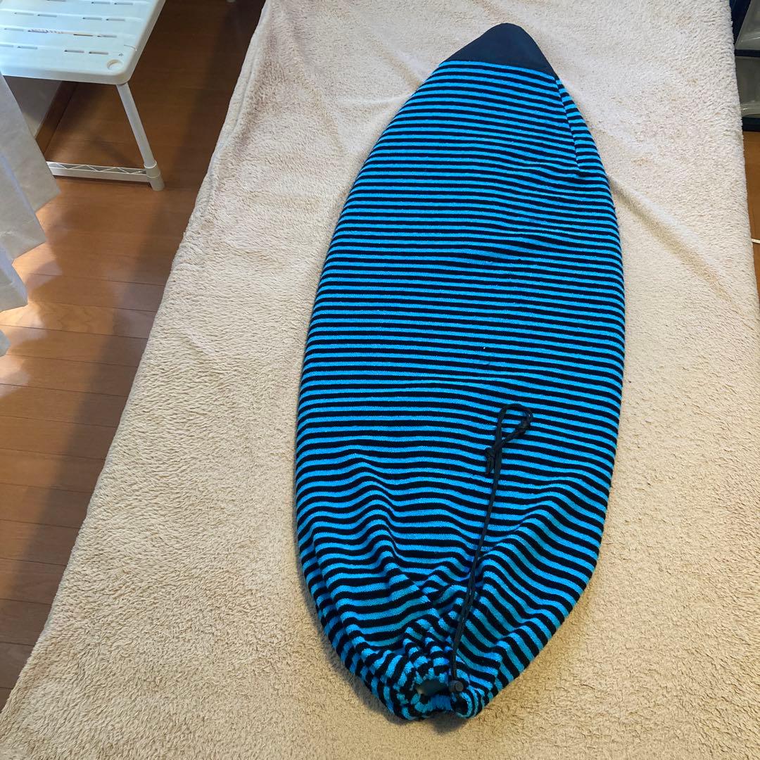 ミニデザイン スキムボード　ケースカバー付　グレー　ベージュ　デッキパッド付