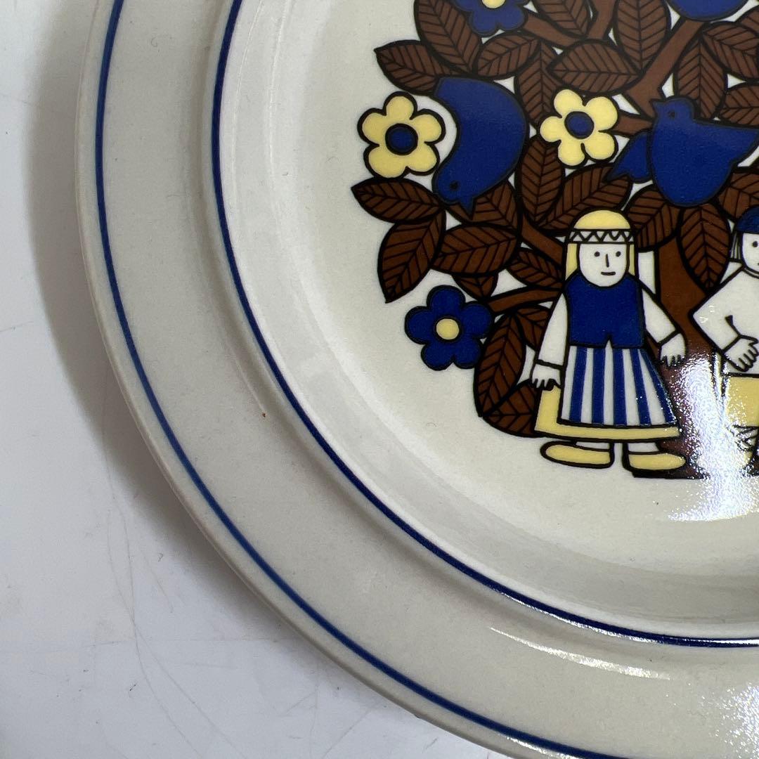 アラビア　カレワラ　プレートB タニチ　口径20㎝　東里8-0116☆2F