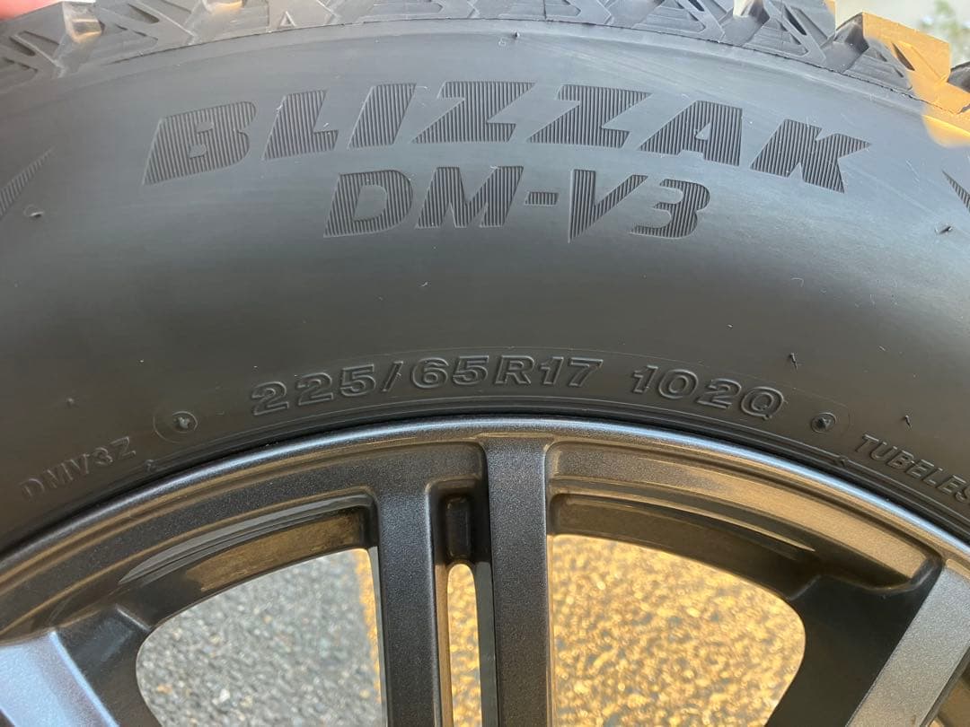 BALMINUM 17インチ ホイール スタッドレス 225/65R17 バリ溝