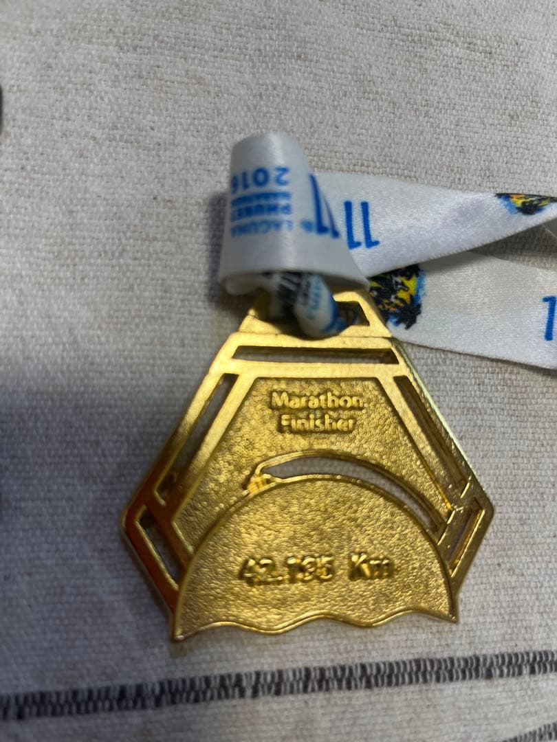 海外マラソンフル完走メダル　泰タイバンコクマラソンThai