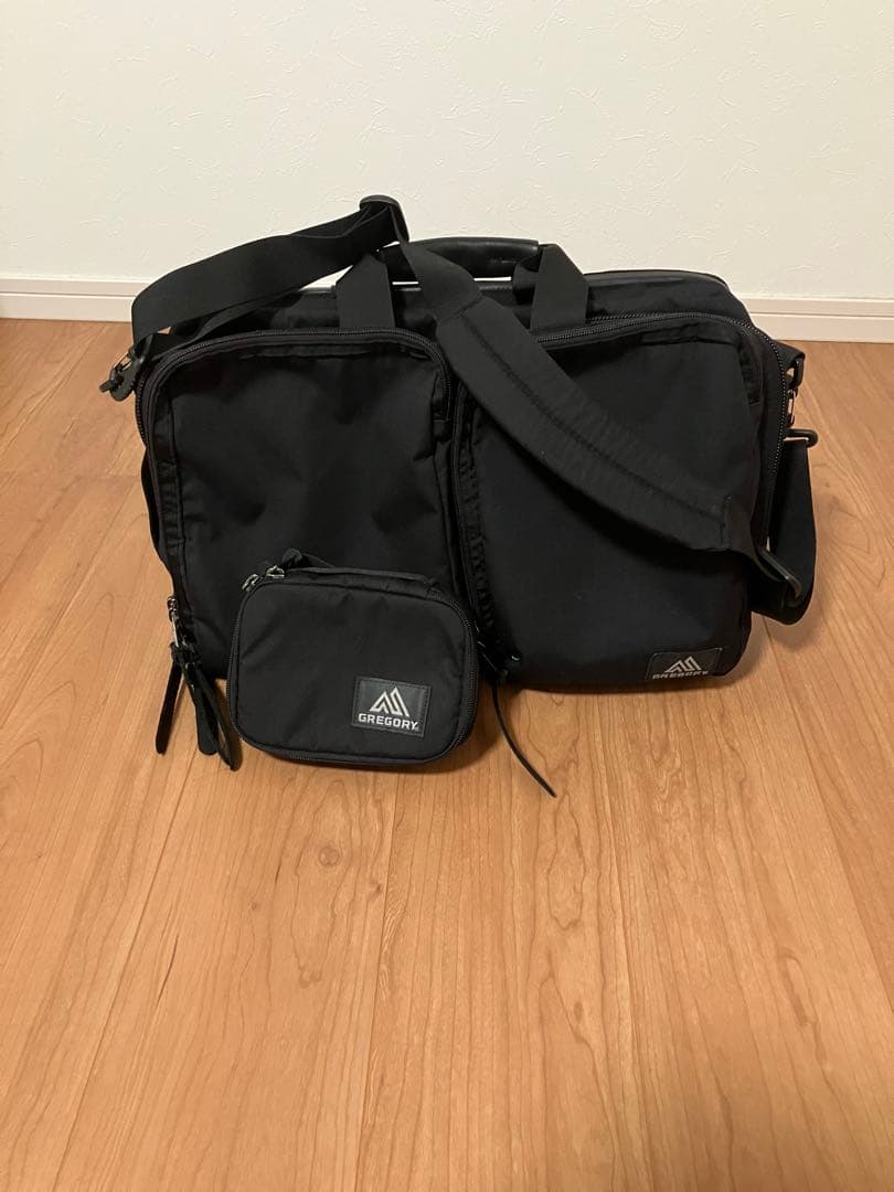 GREGORY ブラック ビジネスバッグ 3WAY