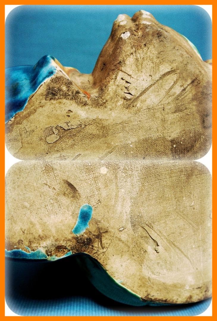 422『九谷 布袋 思惟座像』　/骨董品 古美術 古玩 アンティーク