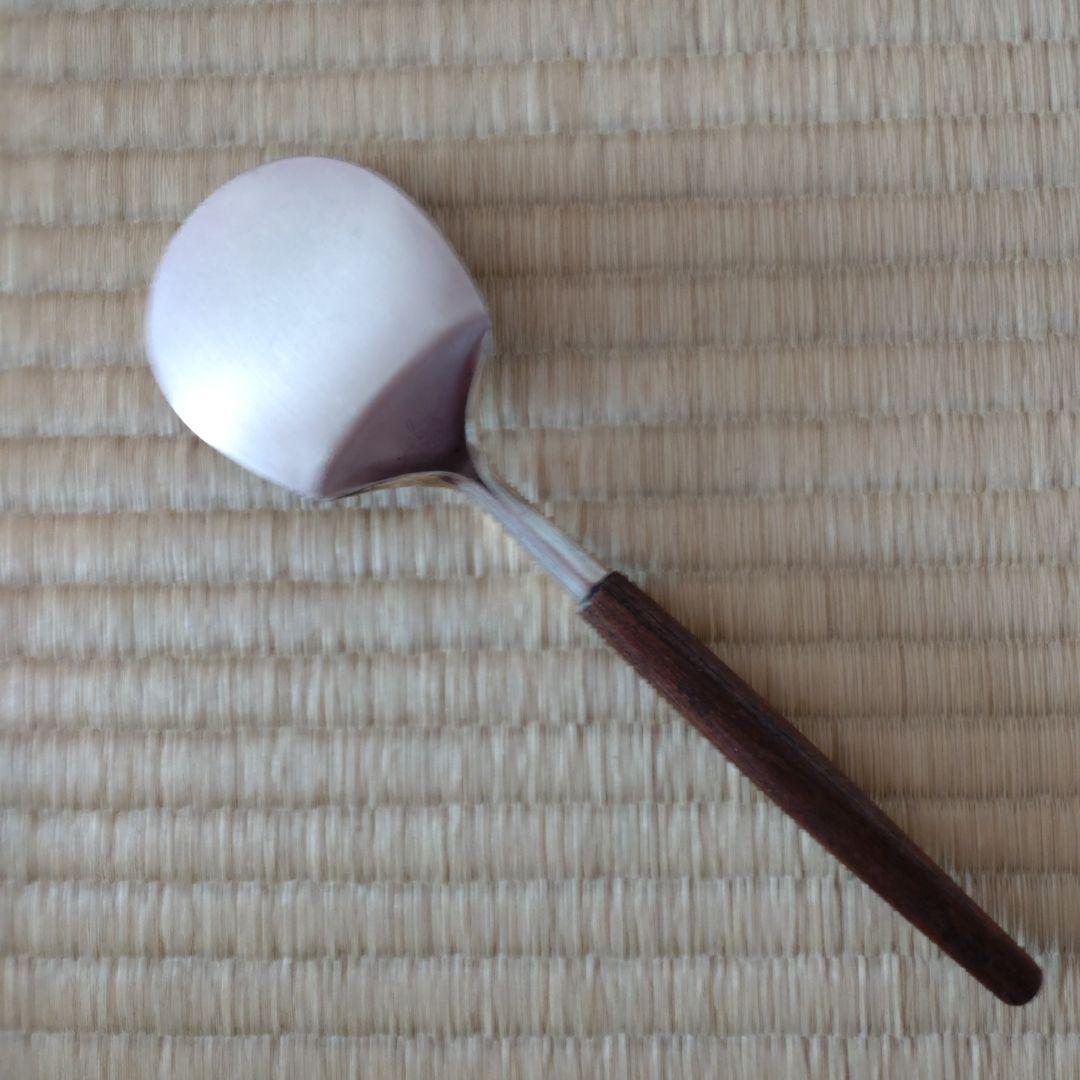 灰匙　南鐐　炉用　淡々斎好写　木村清雲造　共箱