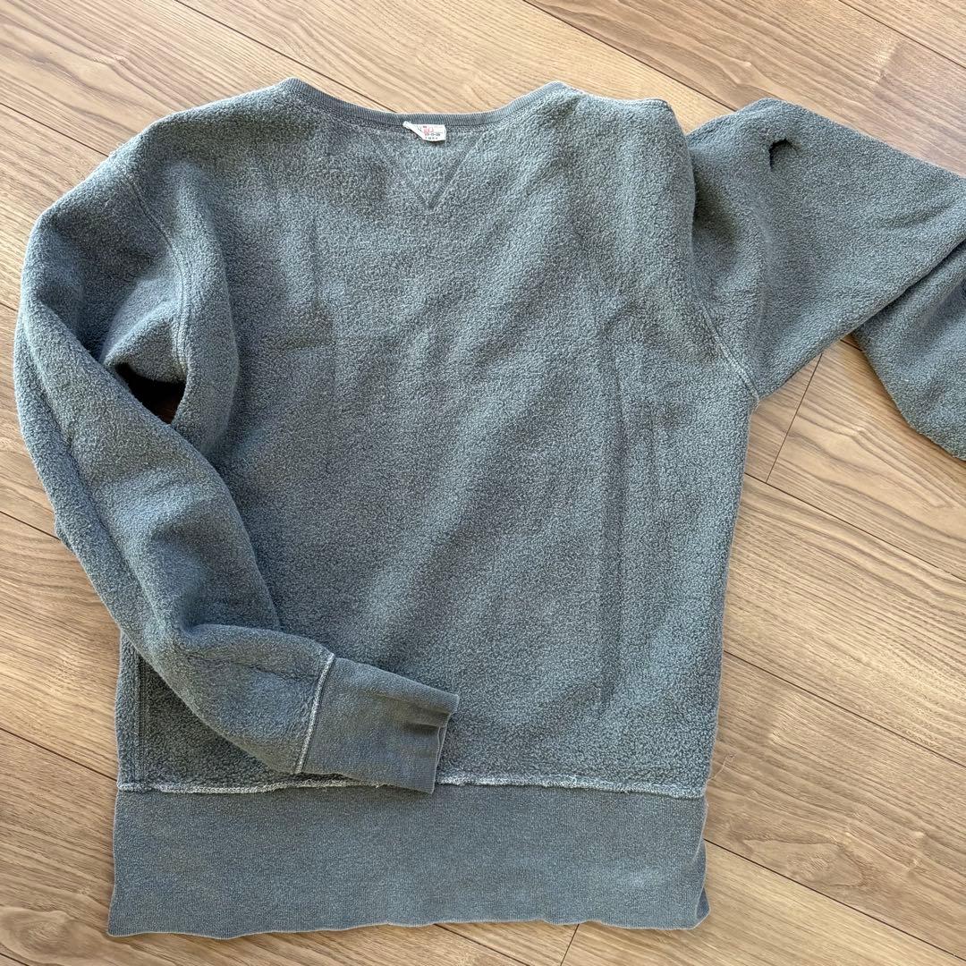 オ*ア様 希少 50s はめ込み両V ヴィンテージスウェット XL相当 スミクロ