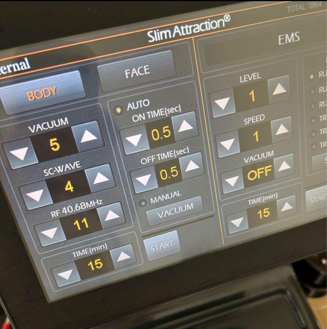 ②痩せる！希少　スリムアトラクション　40.68MHz業務用　　サーモシェイプ