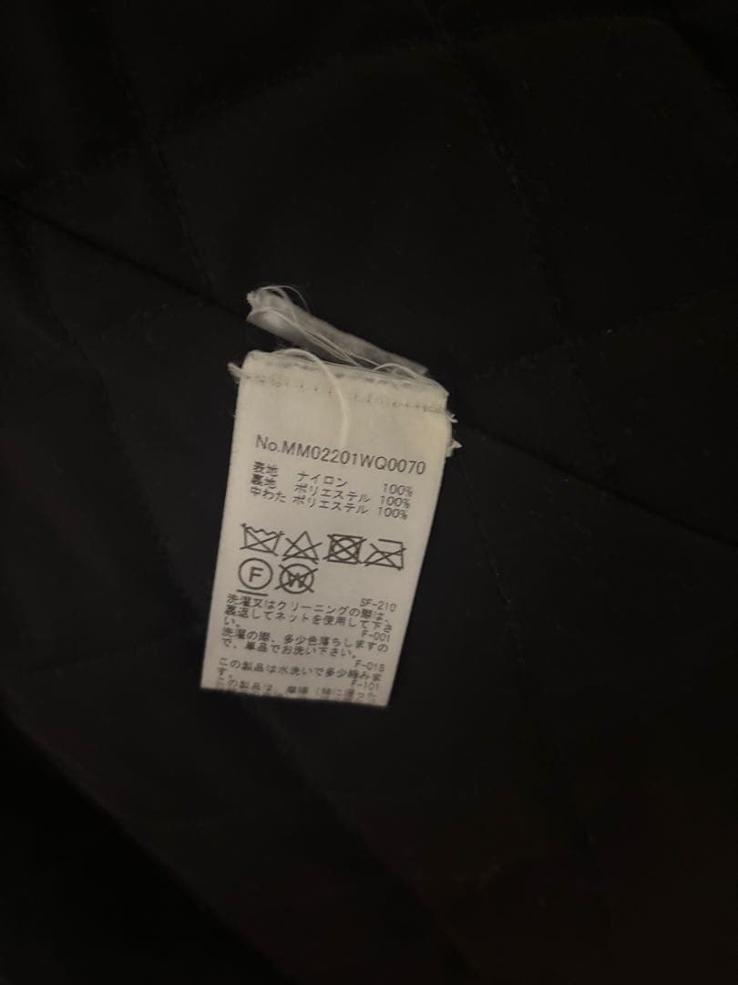 MAISON KITSUNÉ ブラック ダウンジャケット S