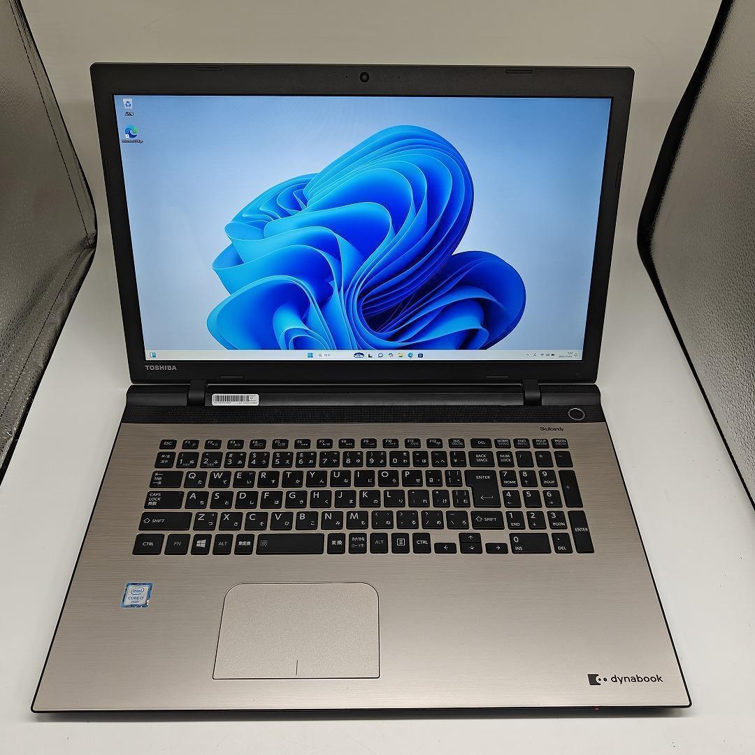 【東芝】T67 高性能i7 SSD512GB 16GB 17.3インチノートPC