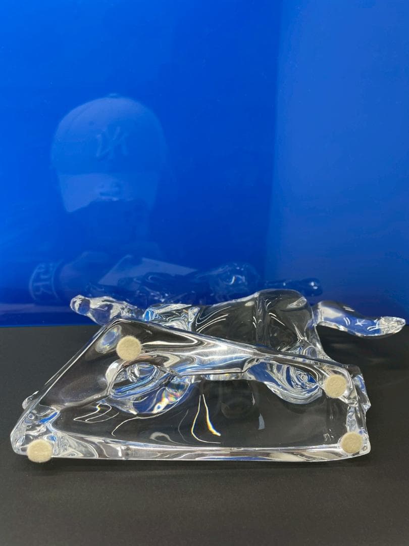 A◆Baccarat　バカラ　クリスタル　馬　オブジェ　置物　インテリア　美品