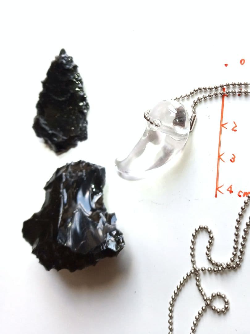 カムイ♢セット 石器 ❒ 縄文 模写 勾玉