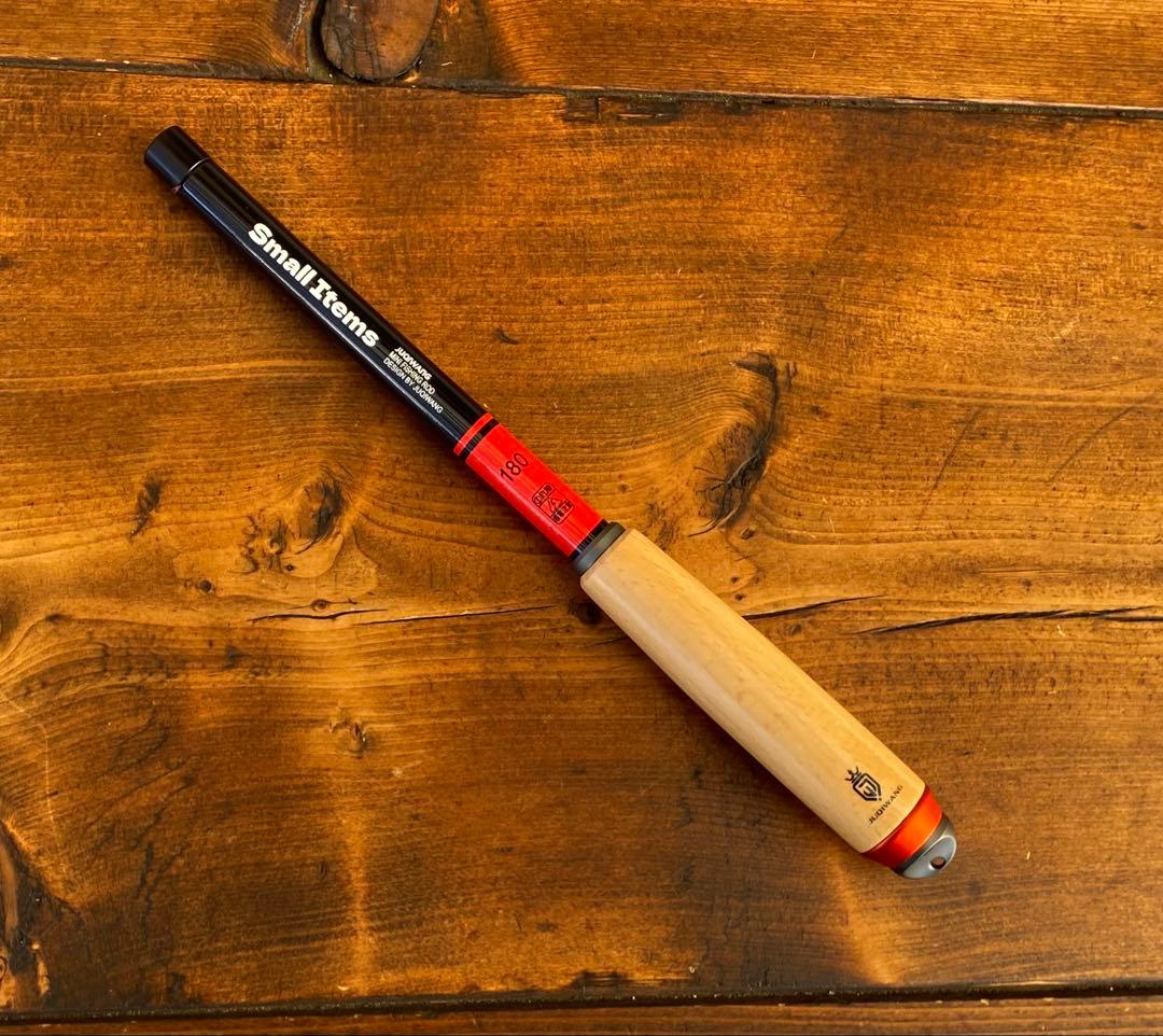 タナゴ釣りセット　1.8m 小物釣り　タナゴ竿　収納box オレンジ　振り出し