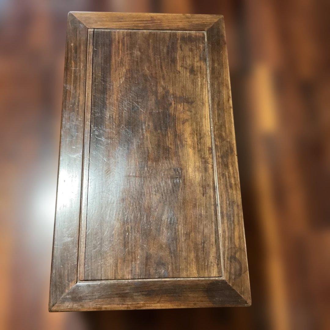 唐木製、シンプル座卓、紫檀、アンティーク