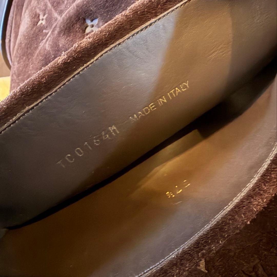 ルイヴィトン　ブーツ　スエード