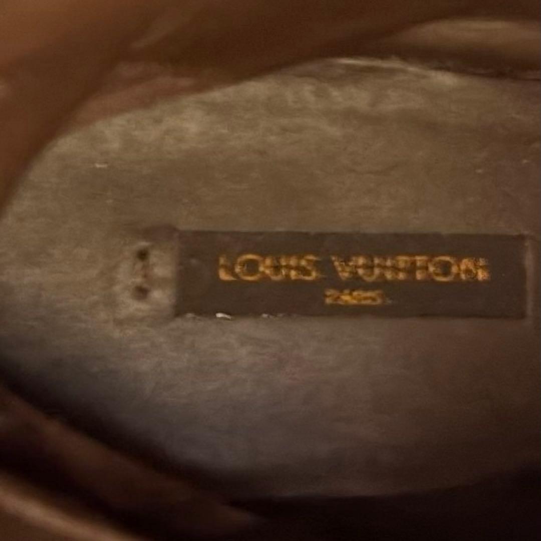 ルイヴィトン　ブーツ　スエード