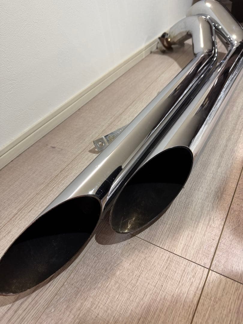 イージーライダース製 ドラッグスター400 ファットドラッグマフラー70Φ