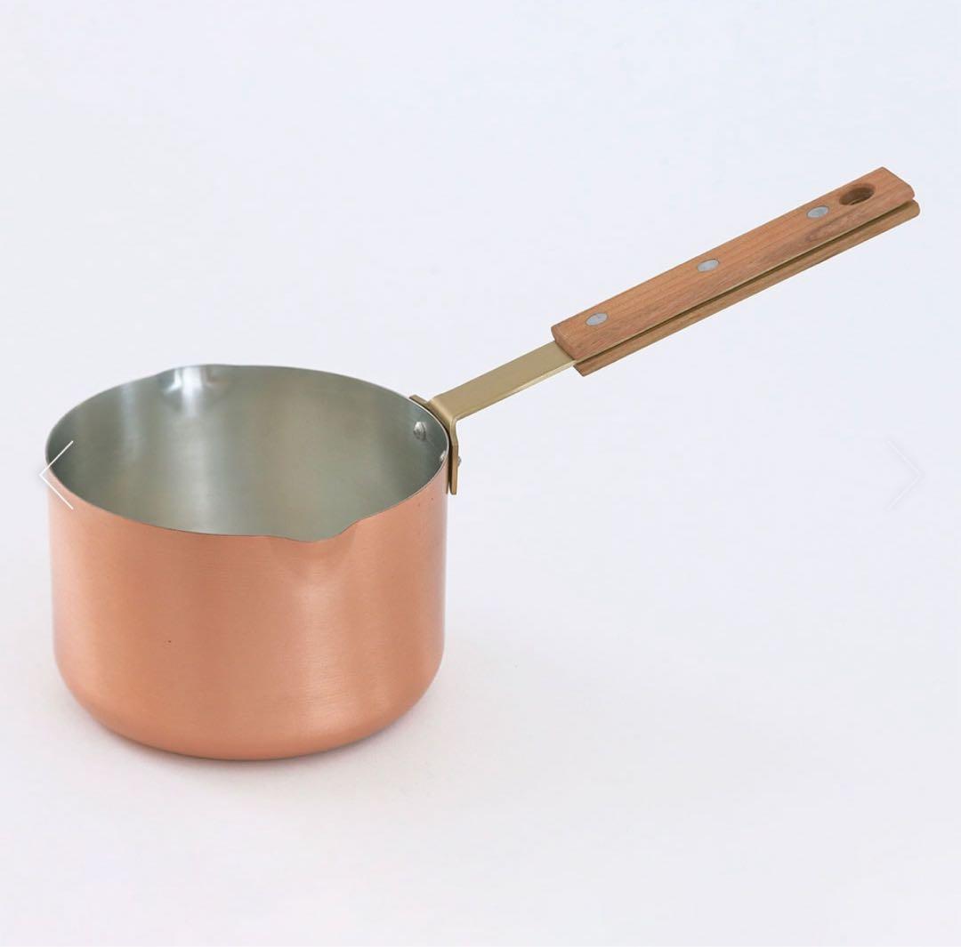 【Tsuki様】cotogoto&保堂　銅製木柄ミルクパン