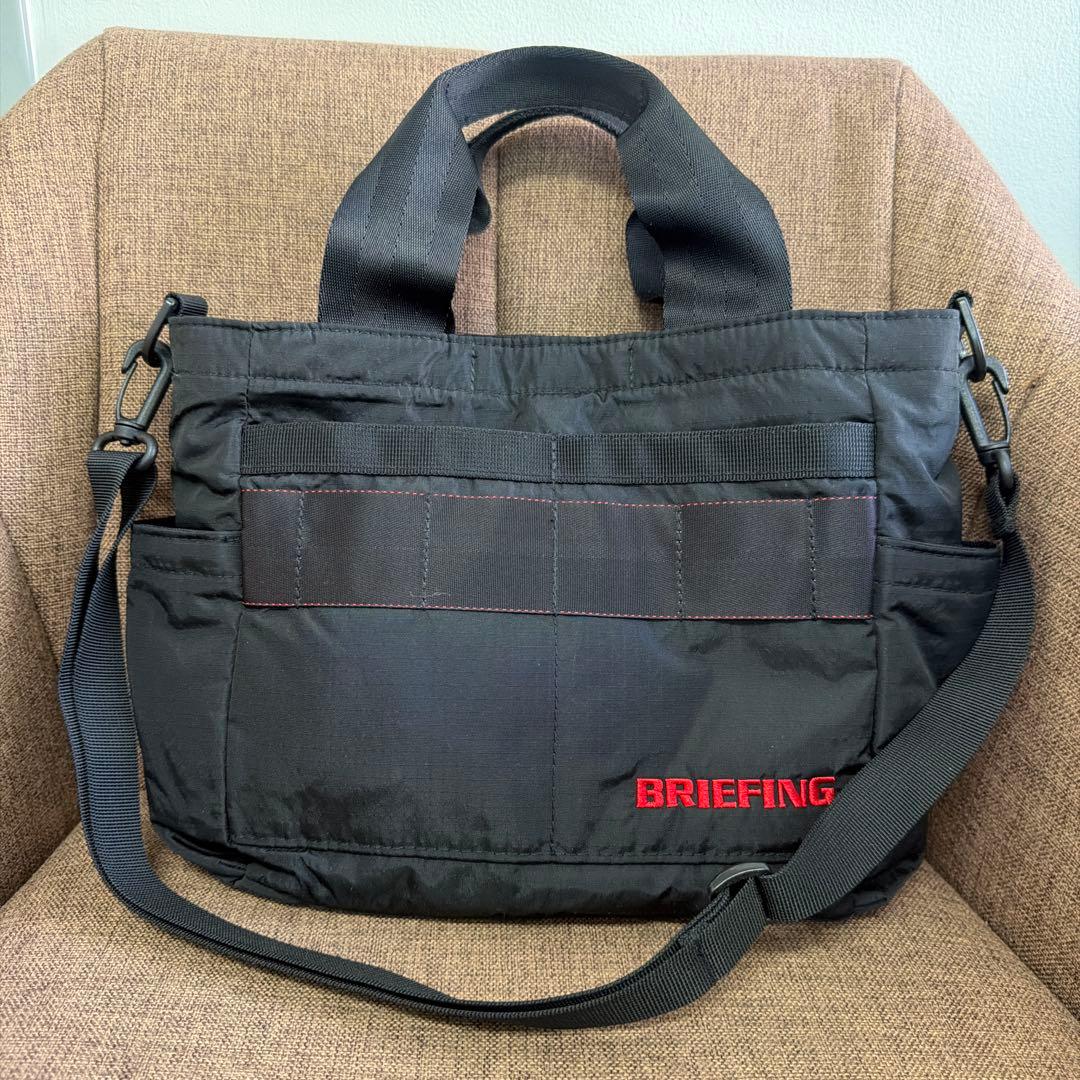 BRIEFING 2WAY トートバッグ ブラック　／ゴルフ・デイリー