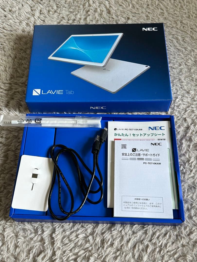 NEC PC-TE710KAW LAVIE Tab E ホワイト 10.1型