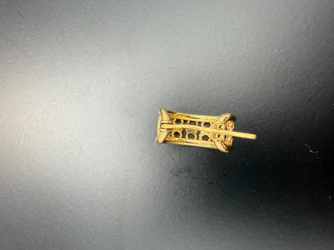 【片耳のみ】CELINE セリーヌ マカダム ピアス