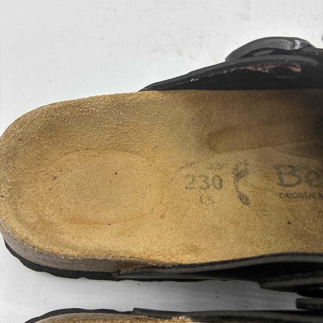 【極美品】ビルケンシュトック ボストン ベチュラ 23 サボサンダル ブラック