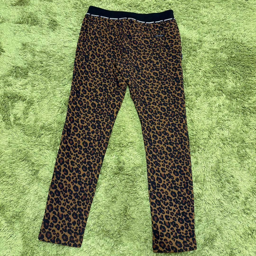 ジャックバニー Jack Bunny!! ジョガーパンツ レオパード サイズ5