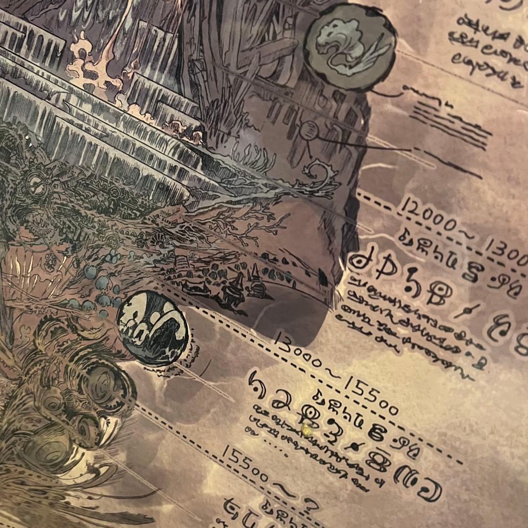 【1/6まで】メイドインアビス 奈落見取り図 B2ポスター&マグネット３個セット