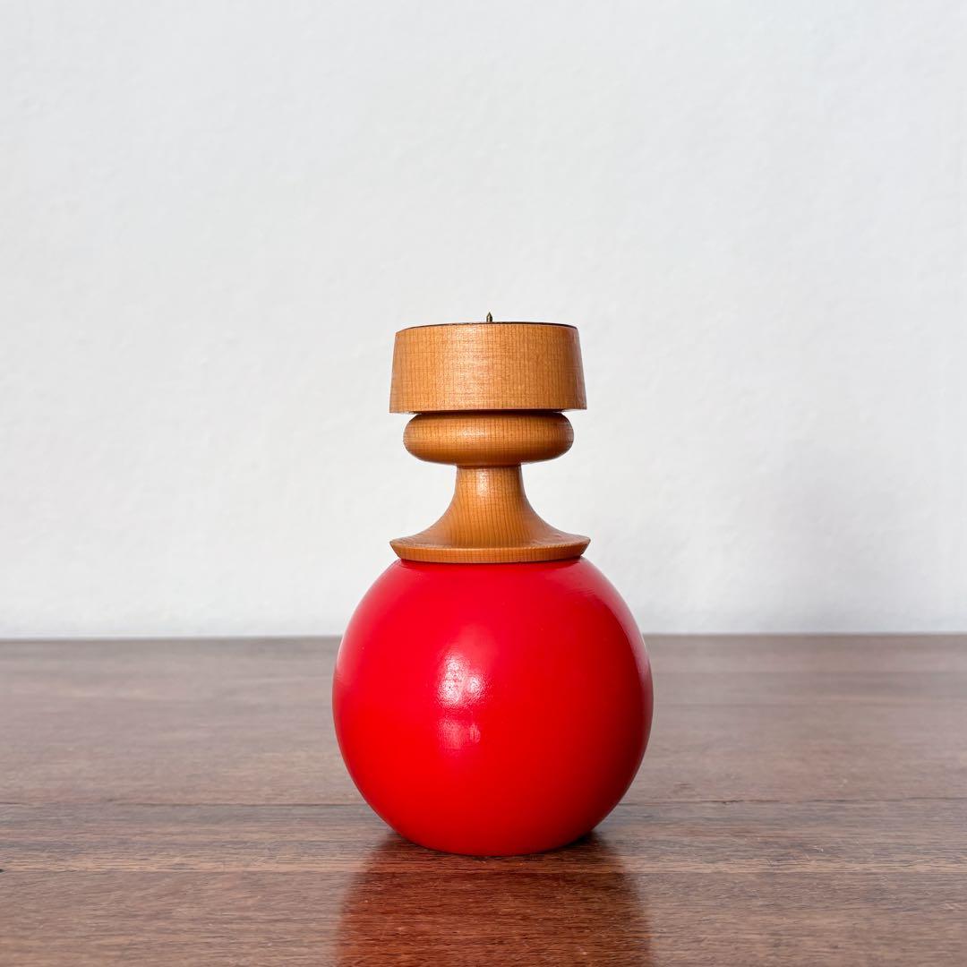 【東ドイツ 球体キャンドルスタンド】ミッドセンチュリー ヴィンテージ