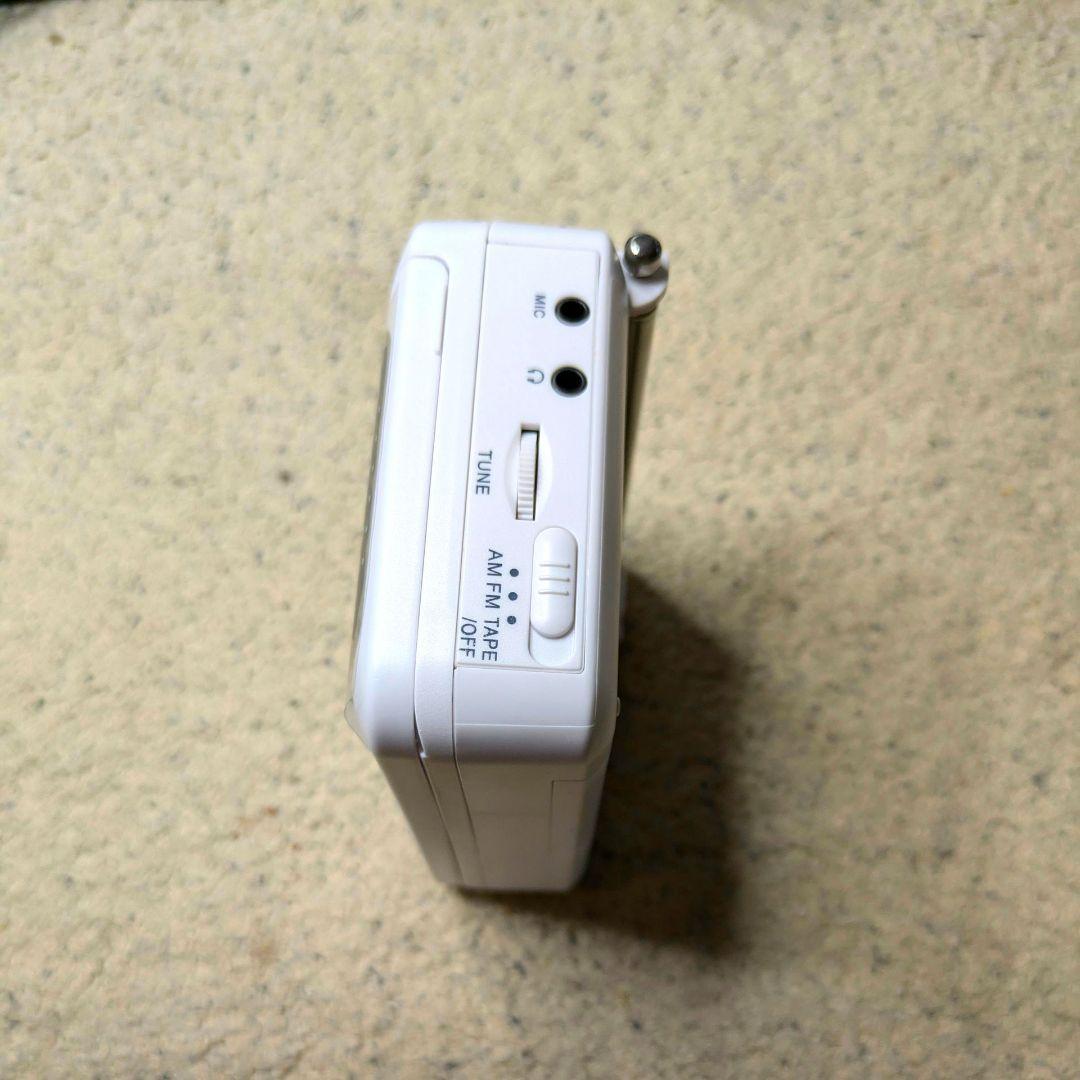 ポータブルテープレコーダー AM FM 内蔵マイク&スピーカ USB電源ok