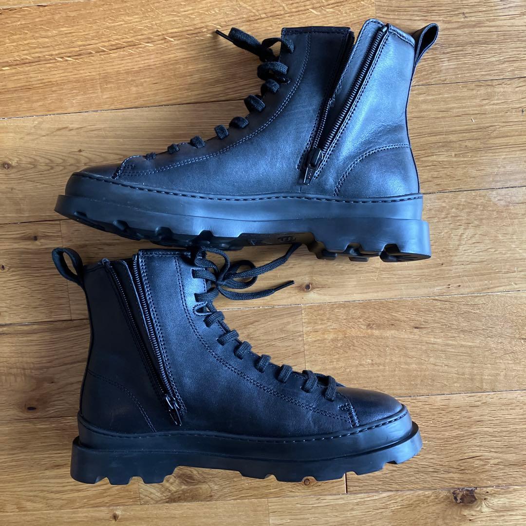 カンペール　40 25 美品　ハイカットブーツ　サイドジップ