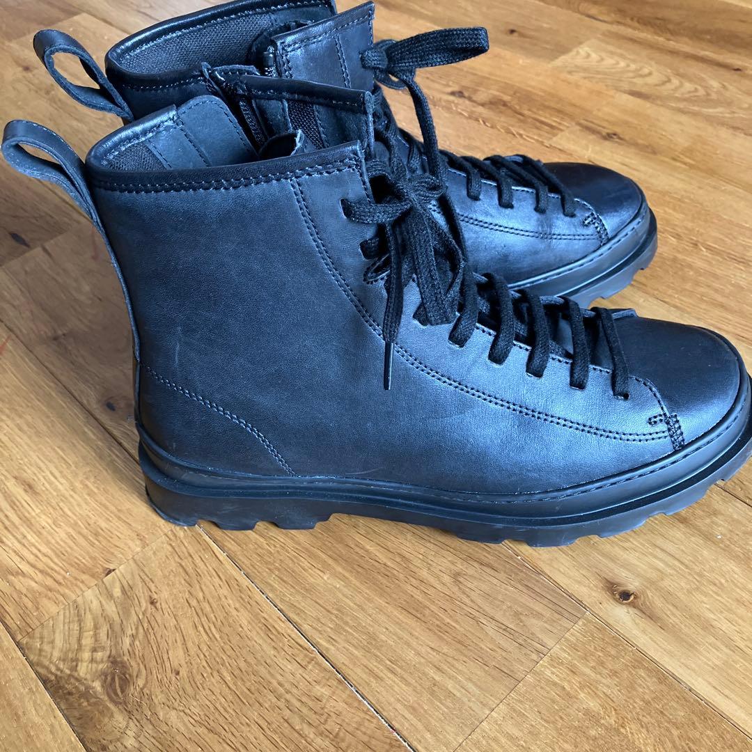カンペール　40 25 美品　ハイカットブーツ　サイドジップ