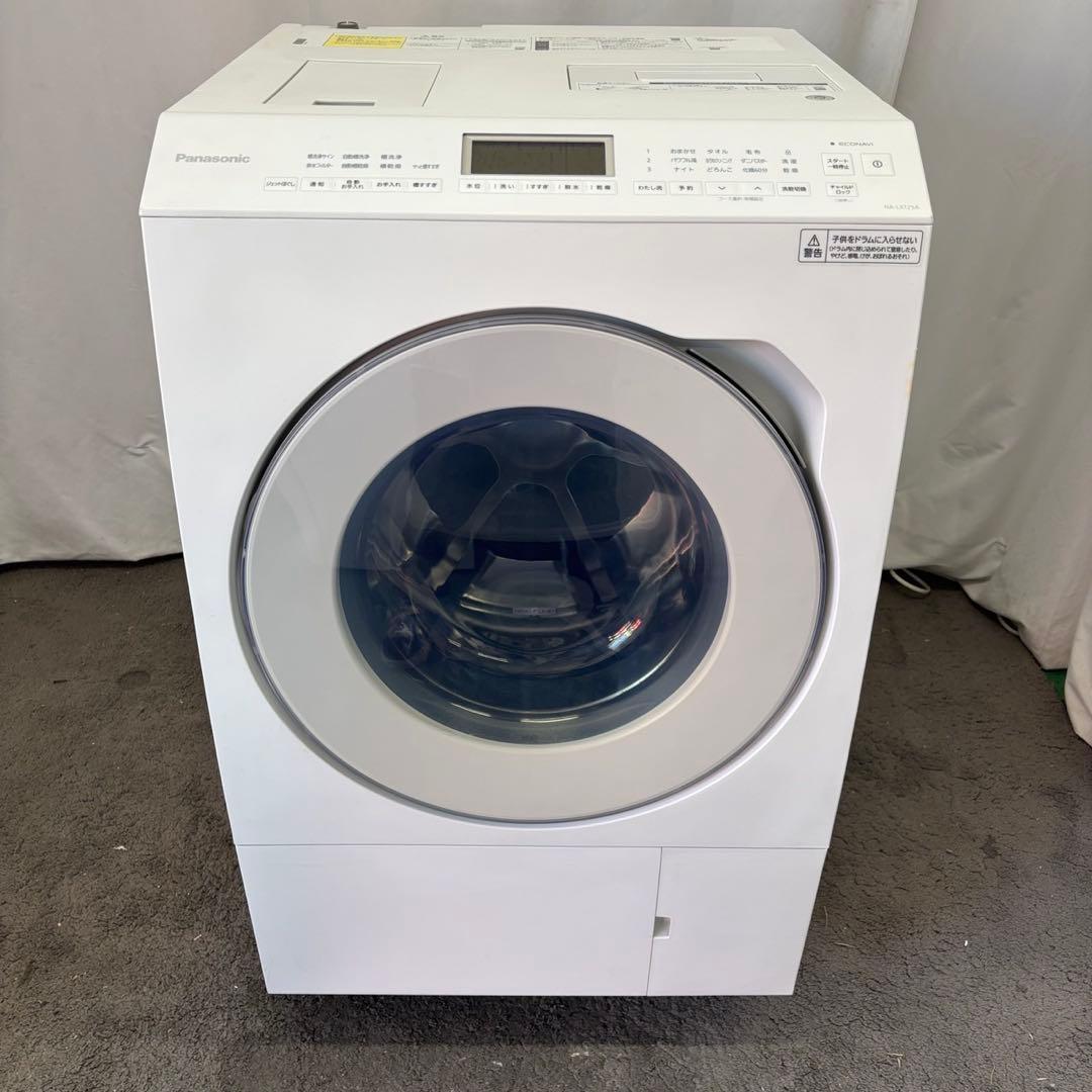 996⭕️ドラム式洗濯機　パナソニック　乾燥　12キロ　最新　左開　安い　設置無料