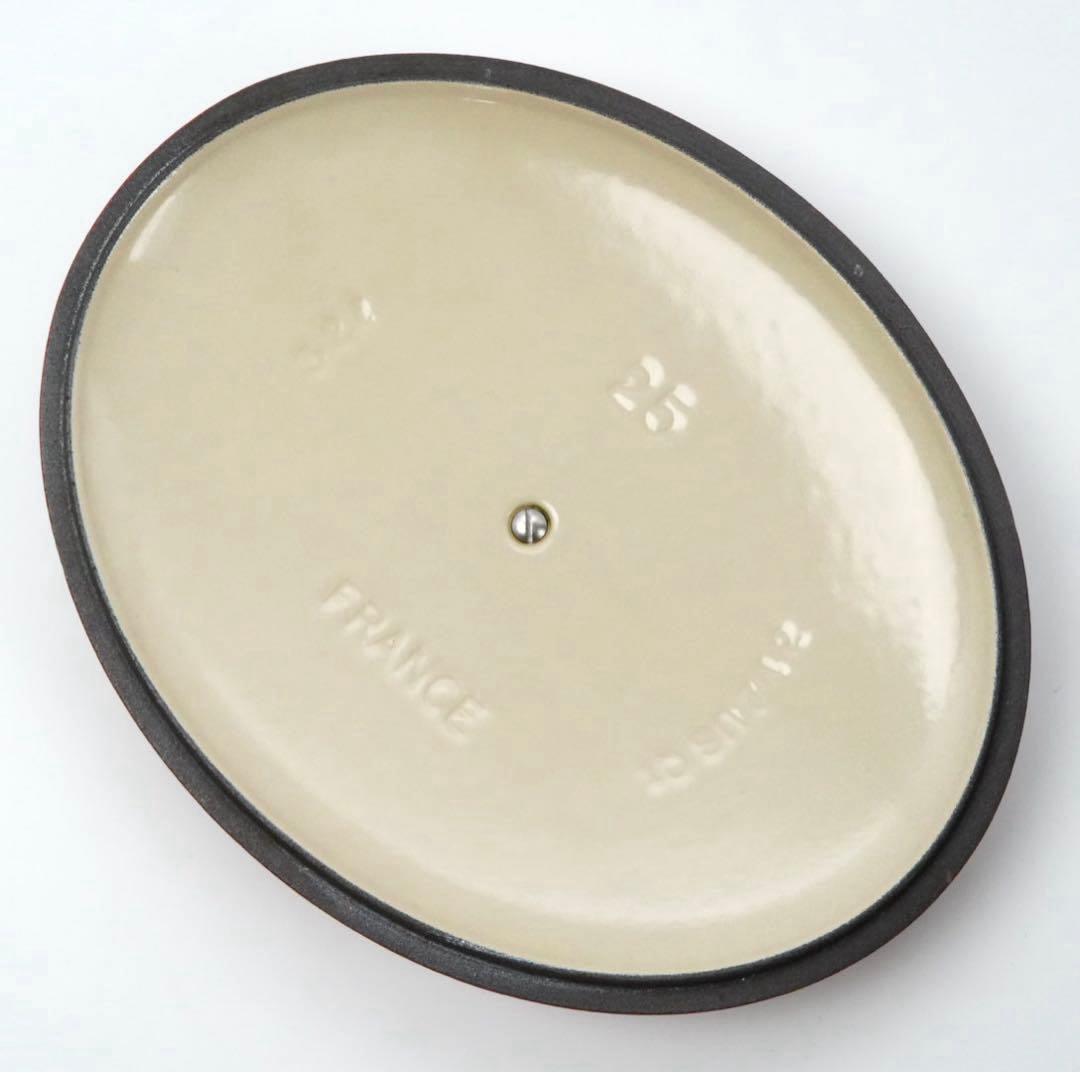 【美品】LE CREUSET　ココット オーバル チェリーレッド　25cm