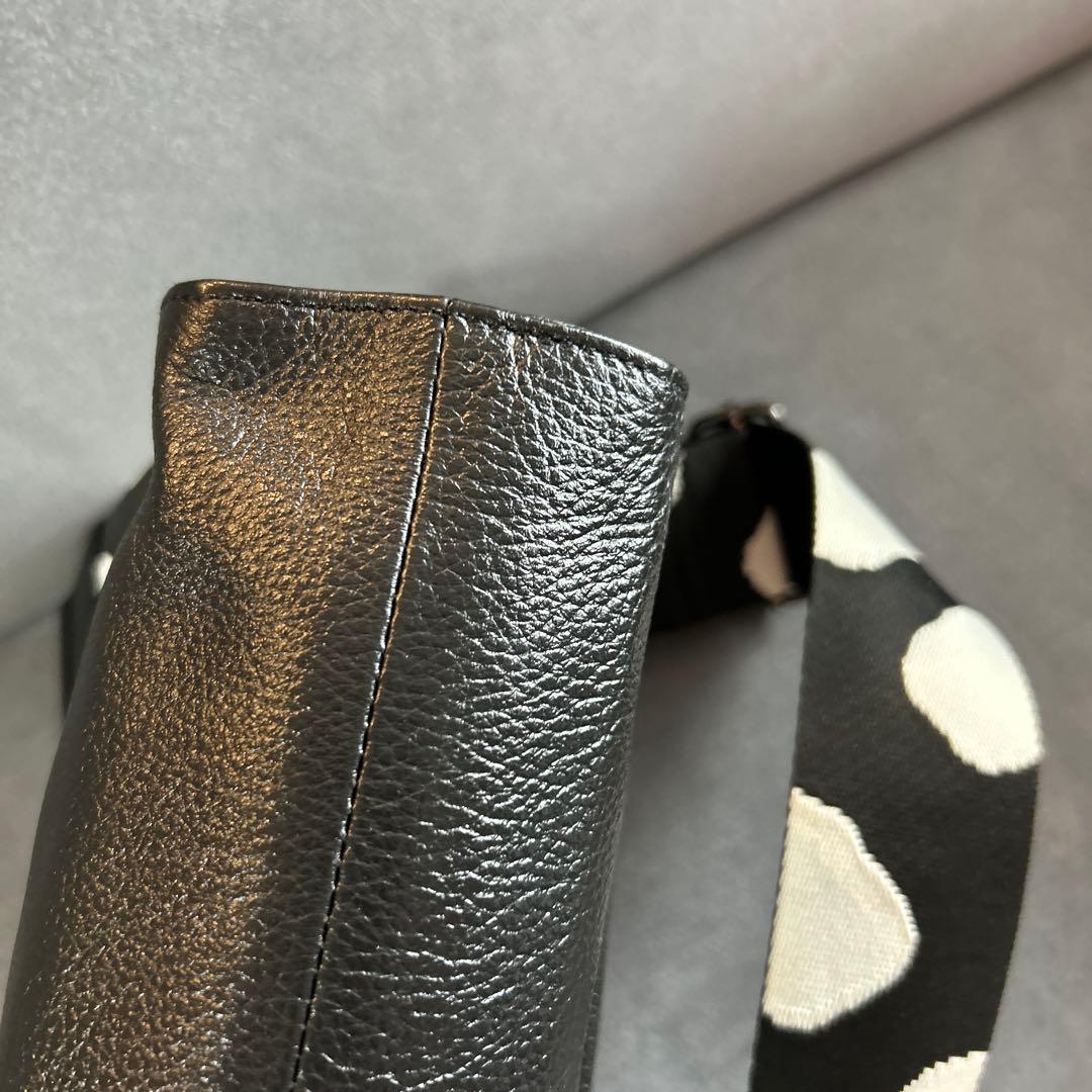 美品　ear PAPILLONNER ワイドテープショルダーバッグ/ボディバッグ