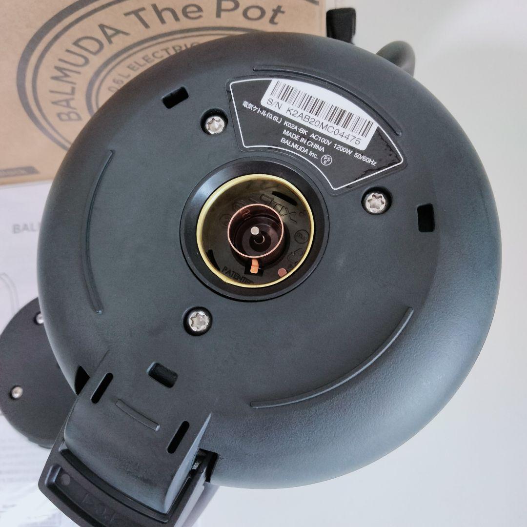 【未使用に近い】BALMUDA バルミューダ　電気ケトル　ブラック　702