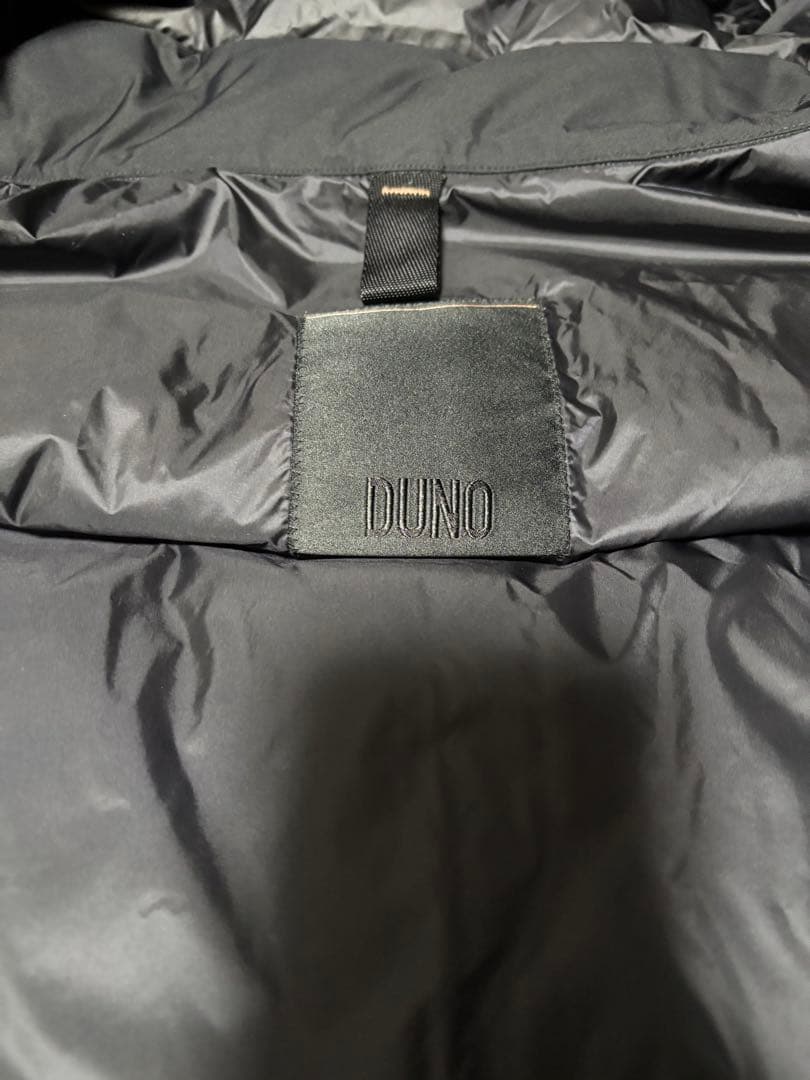 定価99000円　DUNO PALM ウールナイロン フーデッドダウンジャケット