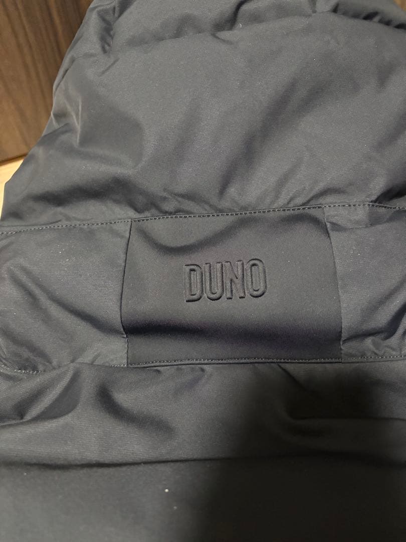 定価99000円　DUNO PALM ウールナイロン フーデッドダウンジャケット