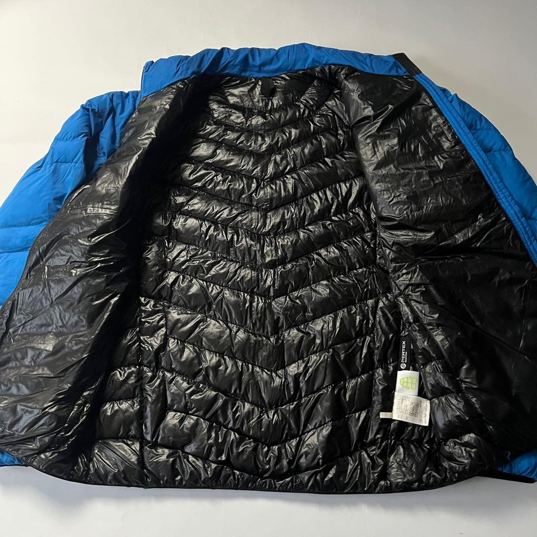 ノースフェイス サンダージャケット ダウン インナーダウン 青 ブルー L