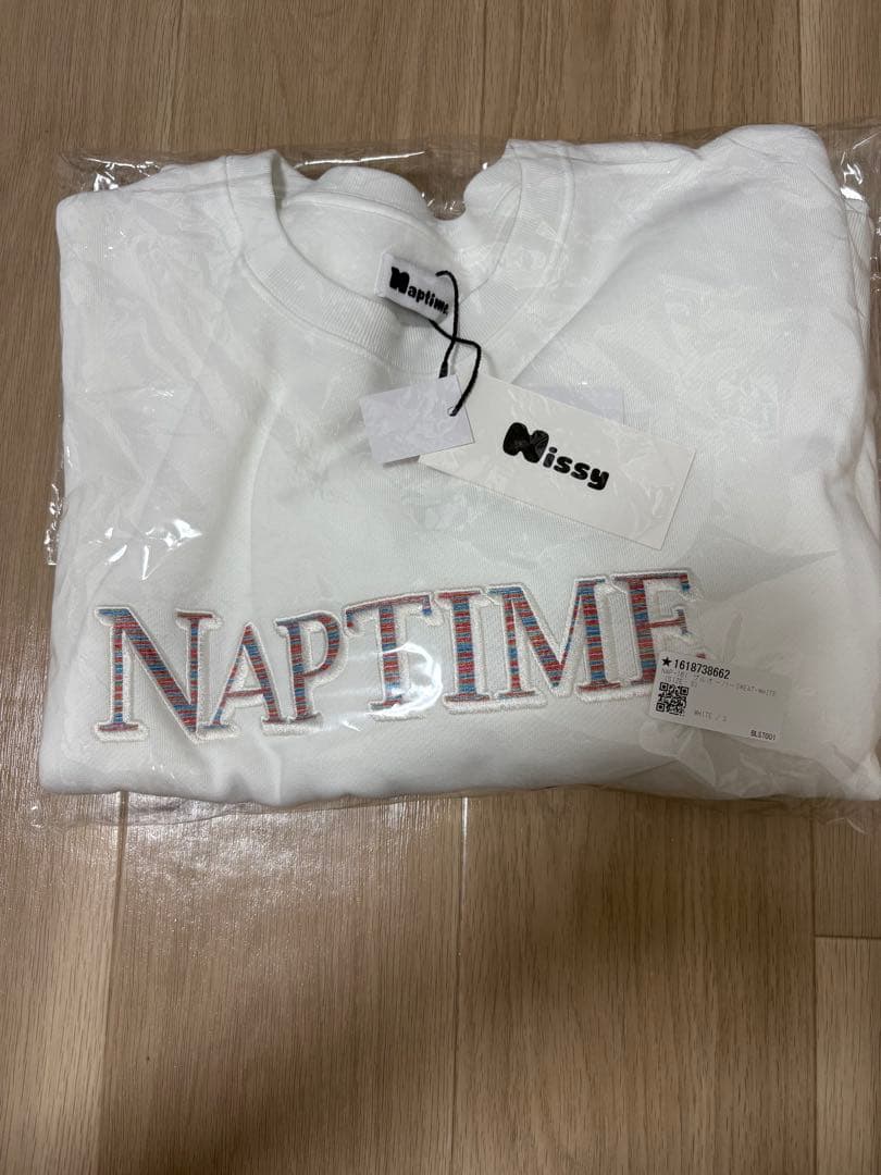 Naptime スウェット　白