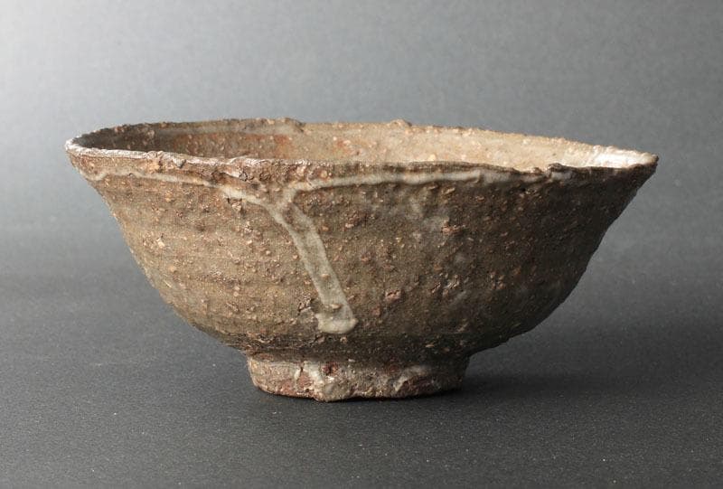 楽山茶碗　権兵衛茶碗　刷毛目