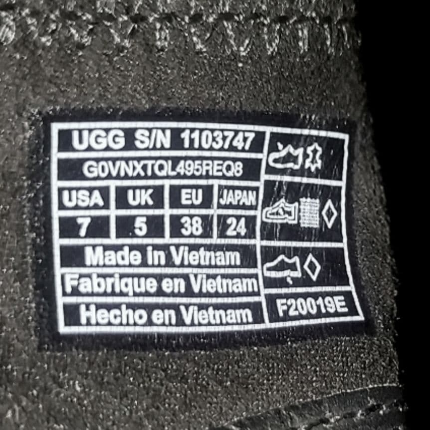 ✨美品✨UGG アグ　Stocktonブーツ　24cm　本革　ブラック