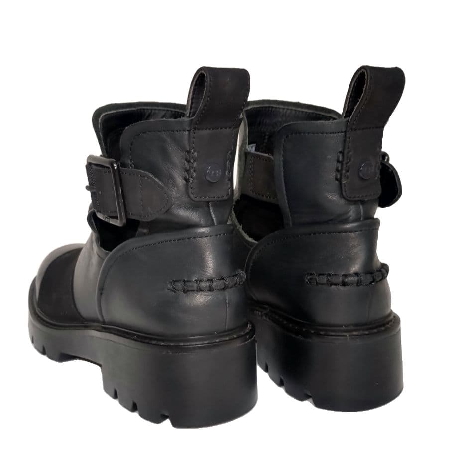 ✨美品✨UGG アグ　Stocktonブーツ　24cm　本革　ブラック