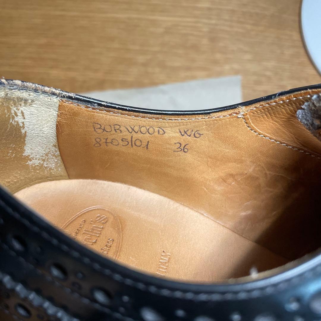 年末調整セール！Church's バーウッド サイズ３６（23.0㎝）革靴