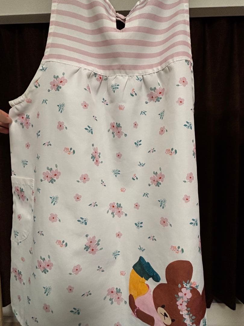 ルルロロ くまのがっこう 保育 エプロン ８枚セット