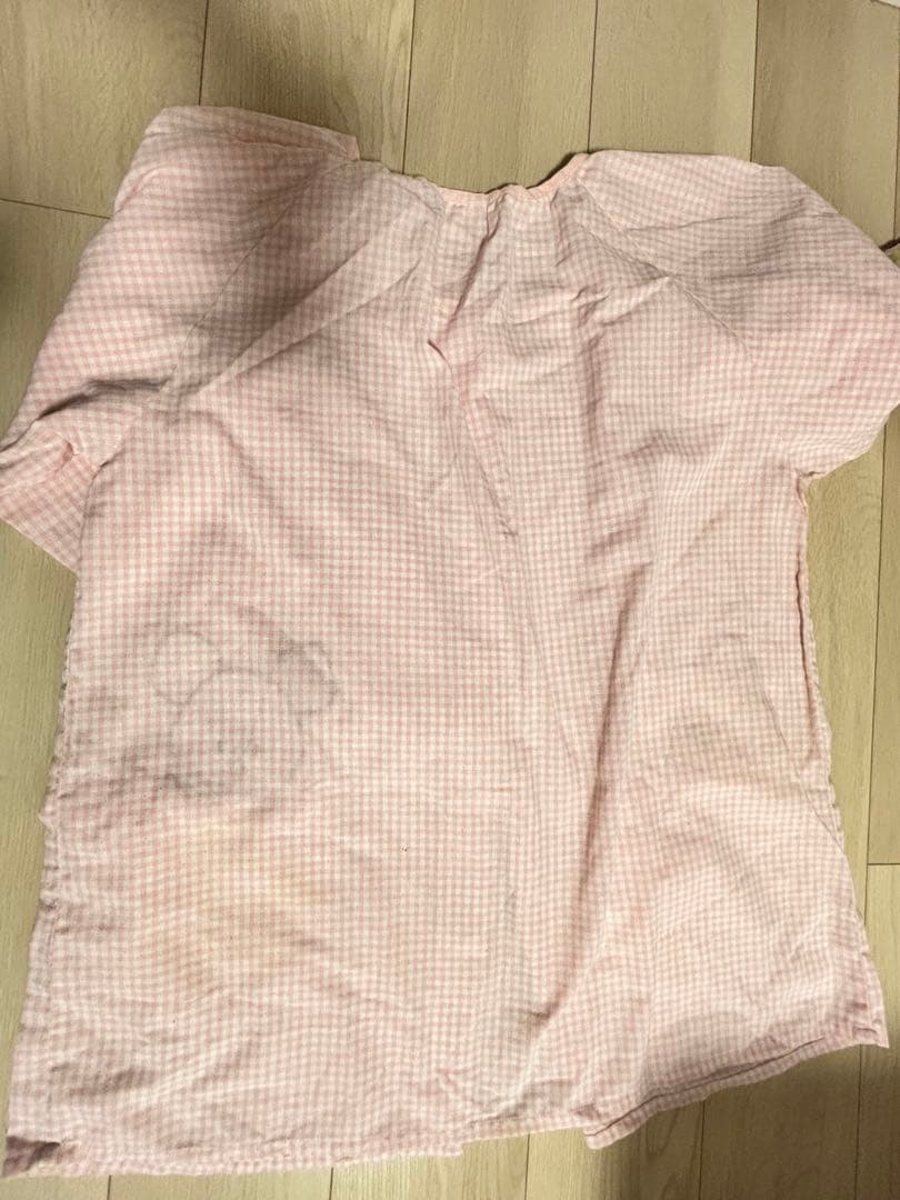 ルルロロ くまのがっこう 保育 エプロン ８枚セット