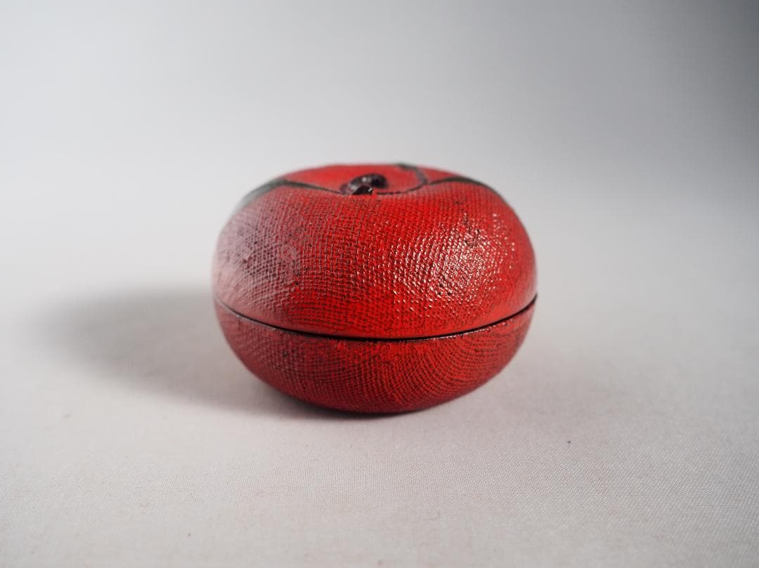 7代駒沢利斎造『唐物写柚香合』（共箱）千家十職